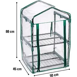 Теплиця  Kinzo Garden 50х45х80 см - мініатюра 4
