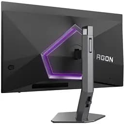 TFT 27" AOC AGON PRO AG276QKD2, QD-OLED, 500Hz, 0,03ms, 2xHDMI, DP, USB-hub, HAS, Pivot, чоро-сірий - мініатюра 7