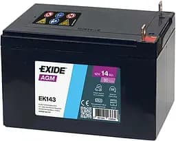 Мото акумулятор EXIDE Start-Stop Auxiliary 6СТ-14Ah Аз 12В 80А (EN) EK143