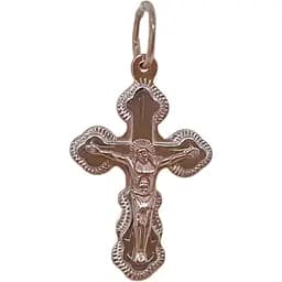 Золотой крестик Харьковская ювелирная фабрика. Распятие Христа. 118-А