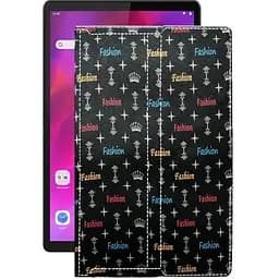 Чехол StatusCASE из экокожи для планшета Lenovo Tab K10 Фэшн черный