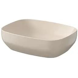 Умивальник на стільницю Cersanit Larga прямокутний 50x38 бежевий матовий K677-062