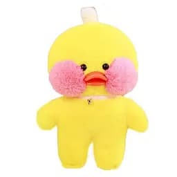 М'яка Качка Lalafanfan Duck без одягу жовта 30см