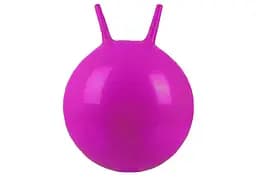 М'яч для фітнесу дитячий EasyFit 45 см з рожками рожевий (EF-0380-P)