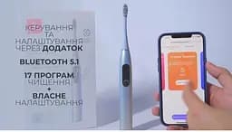 Розумна зубна електрощітка Oclean X Pro Digital Electric Toothbrush Purple (6970810553475) - мініатюра 3