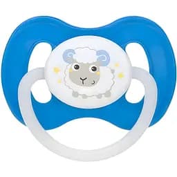 Силіконова симетрична пустушка Canpol babies Bunny&Company 6-18 міс. синій (23/270_blu)
