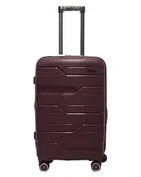 Валіза середня M поліпропілен Milano bag 0306 65×42×28см 56л Бордовий - мініатюра 1