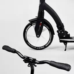 Самокат Best Scooter 89х52х90 см Чорно-білий 000231483 - мініатюра 5