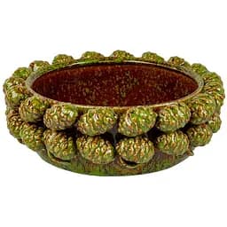 Кашпо Lefard Шишки зеленые 30х30х10 см (626-003)