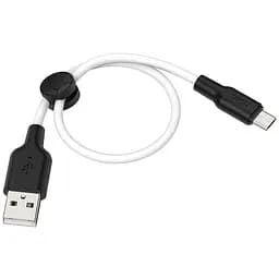 USB-кабель Hoco X21 Plus Micro Silicone 0.25 м