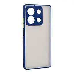 Чехол-накладка для Xiaomi Redmi Note 13 5G, Frosted Matte, синий, противоударный чехол с защитой всего корпуса, термополиуретан TPU + поликарбонат PC, ArmorStandart (ARM71883)