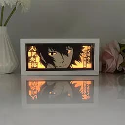 Світильник нічник 3D Великий з бродячих псів Дазай Осаму Bungou Stray Dogs Osamu Dazai 20 см