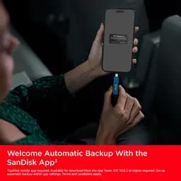USB флеш накопичувач SanDisk 128GB Phone Drive for iPhone Metallic Sky Lightning/Type-C U (SDIXD0N-128G-GN6NE) - мініатюра 7