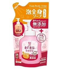 Гель-піна для купання малюків зволожуючий змінний блок Arau Baby 400 мл