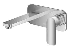 Смеситель для умывальника Kohlman Texen хром + Box скрытого монтажа QW185T Хром