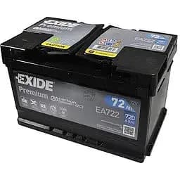 Автомобільний акумулятор Exide Premium Carbon Boost 2.0 EA722 (-/+) 6СТ-72Ah АзЕ 720A (EN) - мініатюра 2