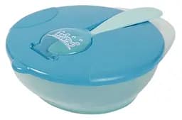 Тарілка Lindo, з ложкою, 250 мл, синій (Li 836 син)