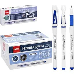 Набор гелевых ручек Bambi CL801A-12 синяя 12 штук