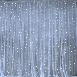 Світлодіодна гірлянда Led prof LTL Штора Сurtain 3x3 м 300 led 220v біле світіння - мініатюра 2