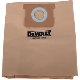 Мішки DeWalt для пилососів DXV20P, DXV20PTA, DXV30SAPTA одноразові 3 шт. (DXVA19-4204)