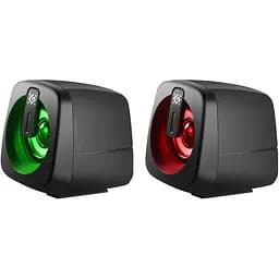 Акустична система 2.0 Defender J1, 6Вт, підсвітка, USB, чорна (65961) - мініатюра 9
