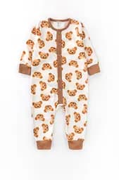 Комбінезон дитячий на манжетах Cute Bears двонитка з начосом
