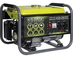 Генератор Синхронний KonnerSohnen Basic KSB 2800C, 230В, 2.8кВт, ручний запуск, 36.6кг / 2500 Вт / Бензин (KSB2800C)