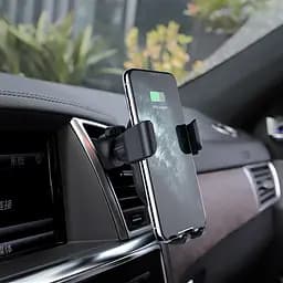 Бездротове зарядне авто тримач Hoco CW25 Delight in-car wireless charging 10W 2.4A - мініатюра 5