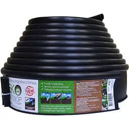 Садовая бордюрная лента Экобордюр Стандарт черная 10 м (10705384)