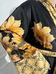 Кімоно жіноче з плюшевого велюру Golden Blossom 29474 3XL - мініатюра 4
