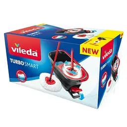 Набір для прибирання Vileda Turbo Smart швабра і відро з віджимом (4023103208476) - мініатюра 2