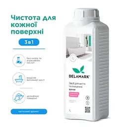 Засіб для миття та очищення ванної DeLaMark з квітковим ароматом 1 л (4820152334145)