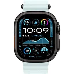 Смарт-годинник Apple Watch Ultra 2 49mm Black Titanium Case with Ice Blue Ocean Band [MYTC3+MYP83] [114882] - мініатюра 2