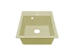 Кухонна мийка Adamant BRICK ivory 460x515x200 мм, без крила 46 см - мініатюра 2