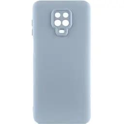 Чехол TPU GETMAN Liquid Silk Full Camera для Xiaomi Redmi Note 9s / Note 9 Pro / Note 9 Pro Max Голубой / Lilac Blue