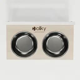 Hollky Flex M — миски на регульованій підставці для середніх собак (2 × 0.85 л) - мініатюра 3