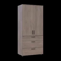 Шафа для одягу Doros Торн Кремона Канноло 2 ДСП/3Ш (полиці) 90х51.6х200 (44900430) - мініатюра 12