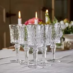 Набір келихів для вина TS Kitche під кришталь 6 штук по 200 мл HP4158