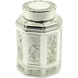 Баночка для чая металл 11х7.5х7.5 см