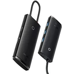 USB-хаб Baseus Lite Series 5-Port Type-C HUB Docking Station Black (WKQX040001) [89299] - мініатюра 3