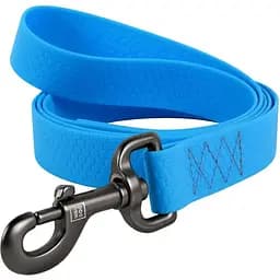 Повідець для собак Waudog Waterproof, водостійкий, S, 183х1,5 см, блакитний