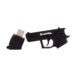 USB флеш накопичувач ColorWay Pistol 64 GB 3.0 Black (CW-USBPL64) - мініатюра 9