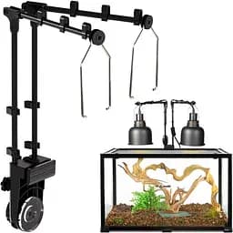 Тримач для ламп Repti-Zoo Dual Light Bracket LH023D подвійний кронштейн для тераріуму 360° - мініатюра 4