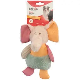 Іграшка для собак Camon лев, кролик та слоненя плюшеві з пищалкою 23 см (AH4171)
