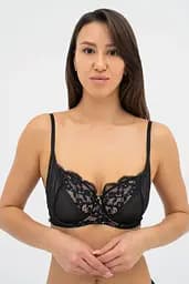 Бюстгальтер м'яка чашка KRISTINA 020 374 08 Effetto Lingerie чорний-піон 80C