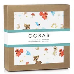 Пелюшки фланелеві Cosas Forest Friends 80х100 см, бежеві