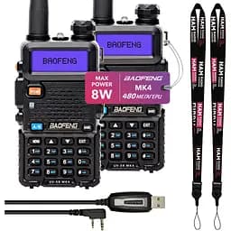 Комплект рацій Baofeng UV-5R MK4 2 шт. (8131)