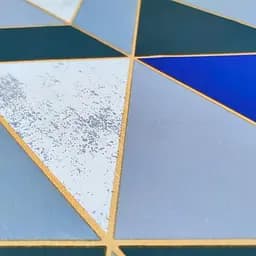 Самоклеюча плівка Sticker Wall SW-00001224 Сині трикутники 0,45х10м - мініатюра 2