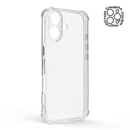 Прозрачный чехол для Apple iPhone 17 с защитой камеры и усиленными бортами, тонкий, силиконовый, бесцветный, ударопрочный, противоударный бампер с закрытой камерой, ArmorStandart (ARM86227) - мініатюра 2