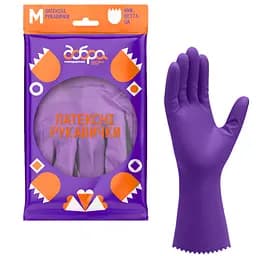 Перчатки латексные Добра господарочка коллекция Выбойка M (4820086523714)